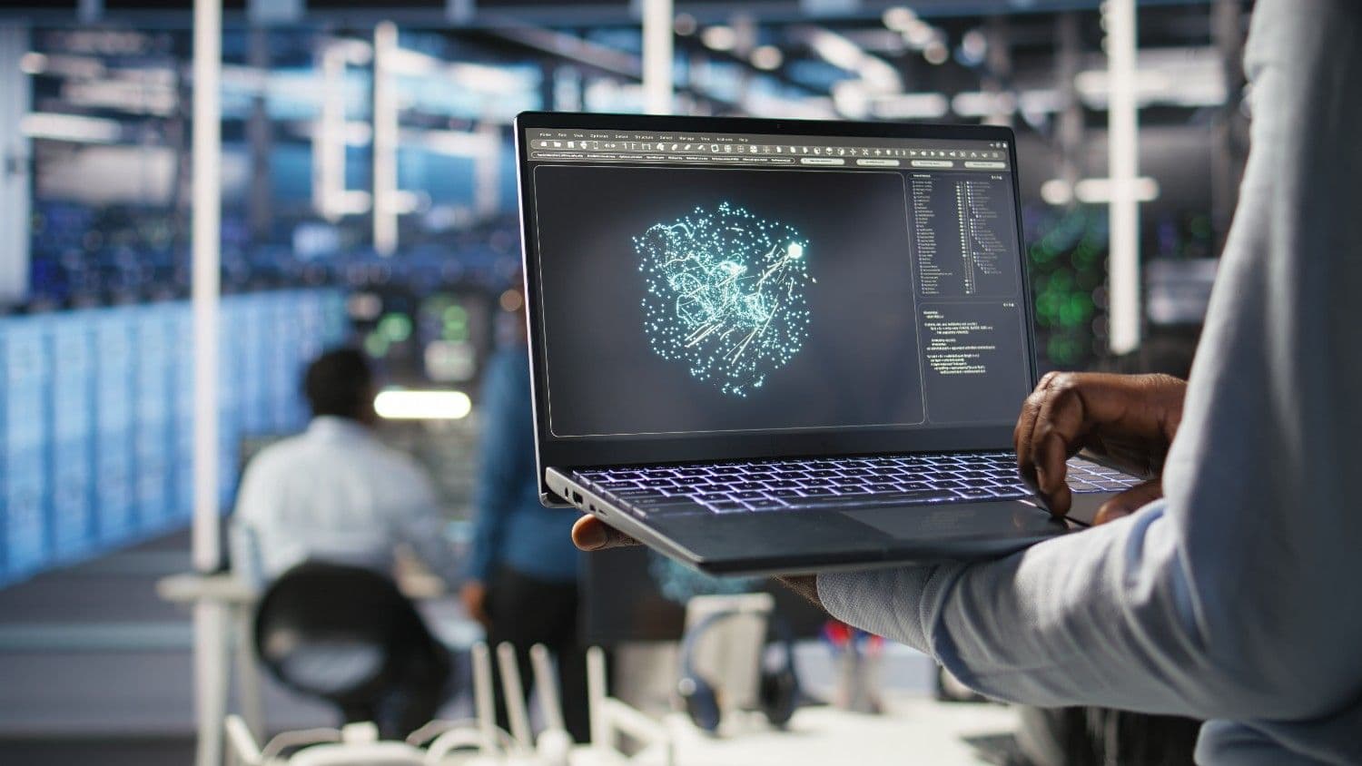 shield on laptop screen