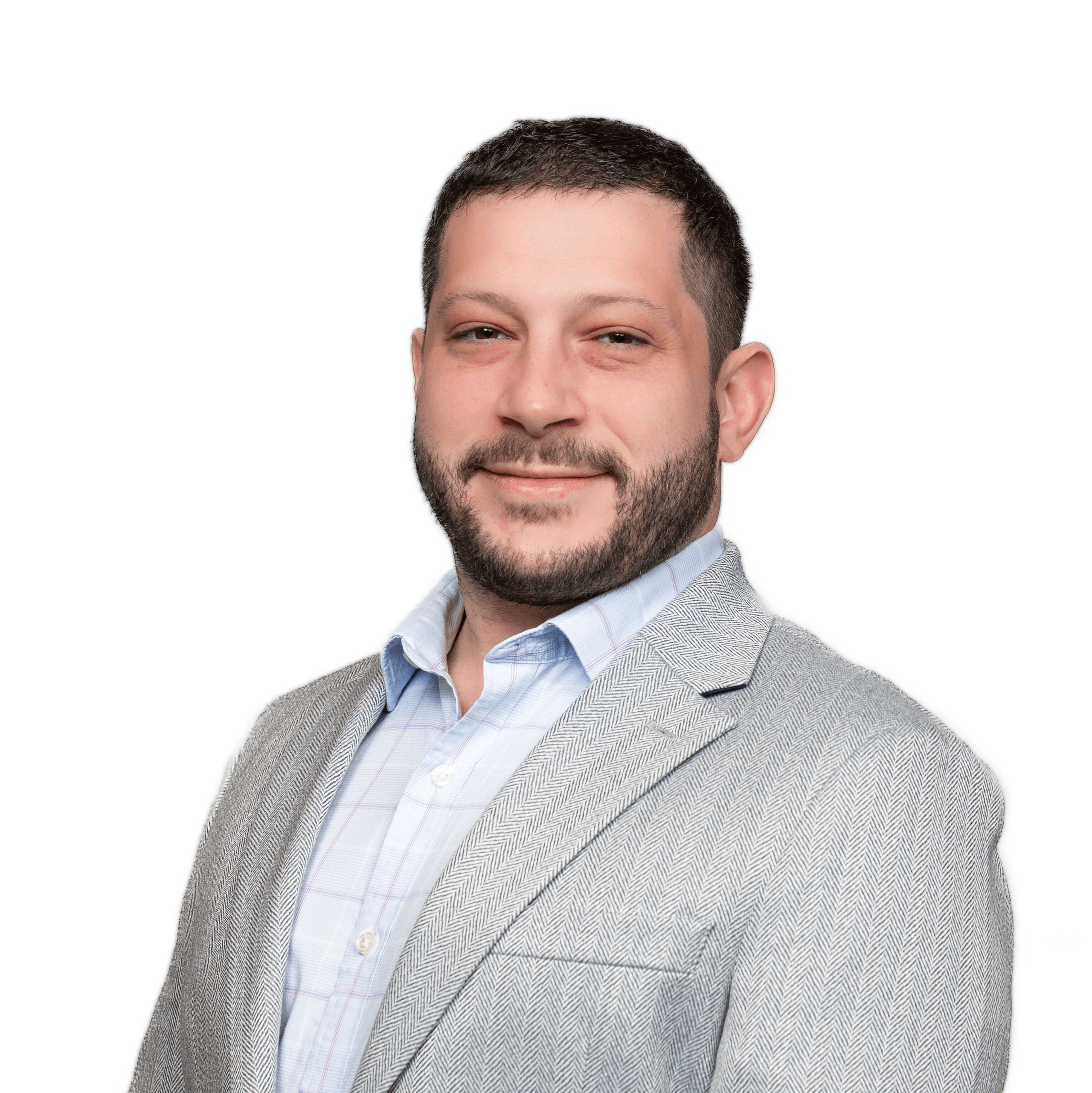 Portrait of Louis Tadman, Merito Chief Technology Officer